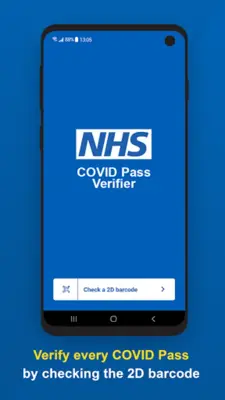 NHS COVID Pass Verifier android App screenshot 3